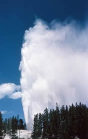Yellowstone Geysers within the Yellowstone Supervolcano